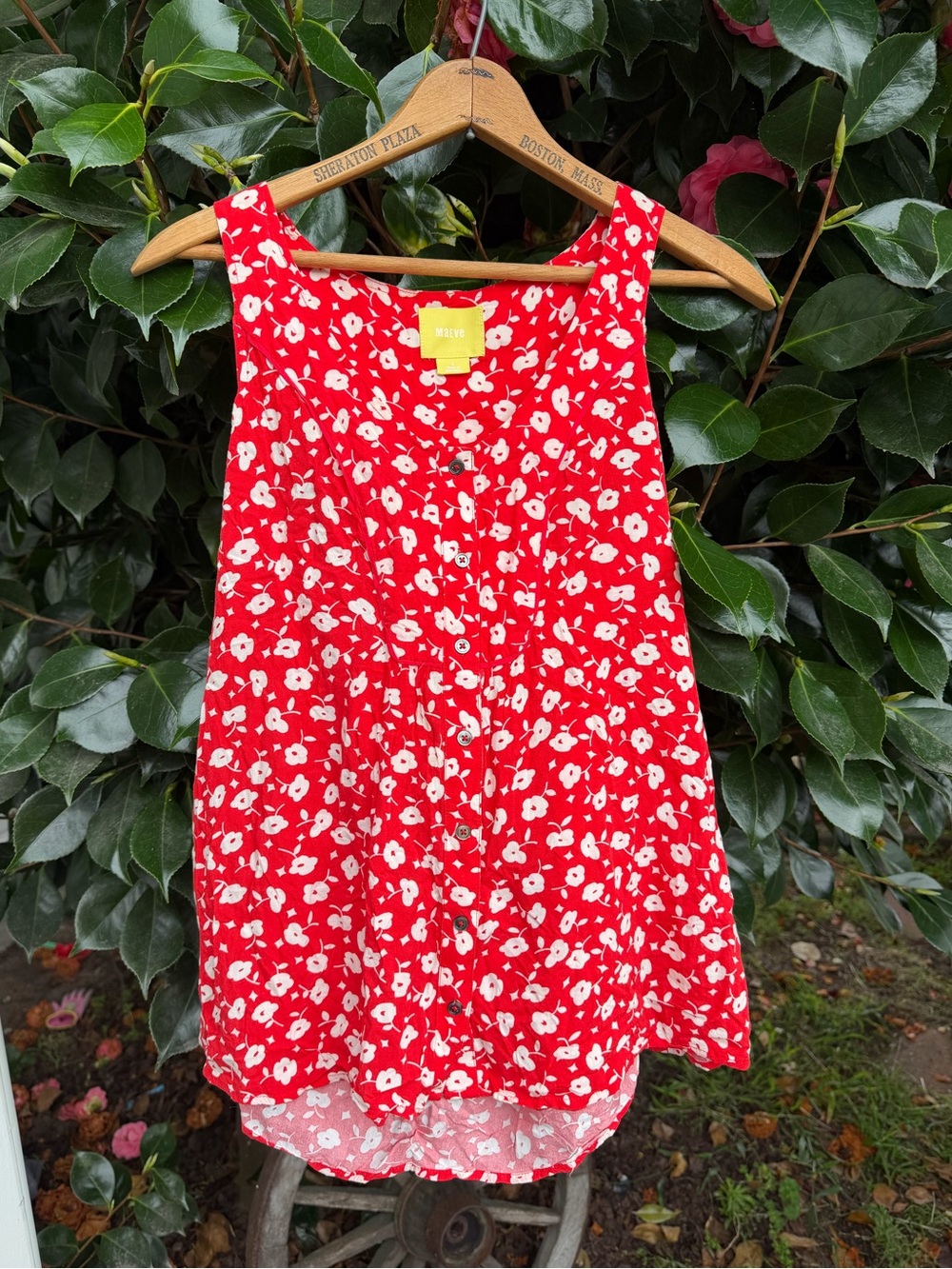 Anthropologie Maeve Floral Blouse Tank